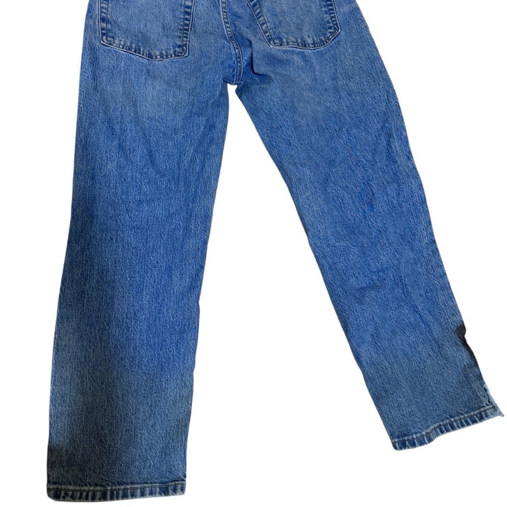 Lucky Brand Light Blue Ripped Straight Leg Jeans - Picture 3 of 4